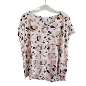 Rachel Zoe Floral Linen Top